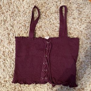 PacSun Me to We Cropped Tie Top